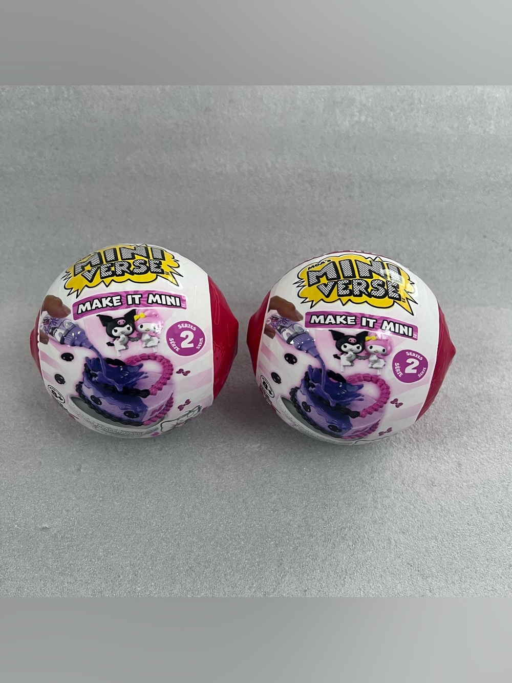 2x Miniverse Make it Mini Hello Kitty And Friends Series 2 Capsules Mystery Pack